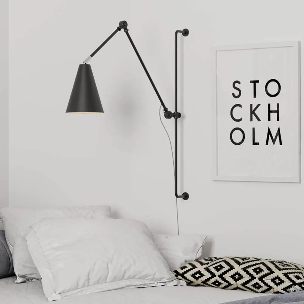 Yukon væglampe lang