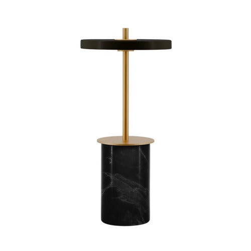 Asteria Move Mini  Bærbar lampe Black Marble
