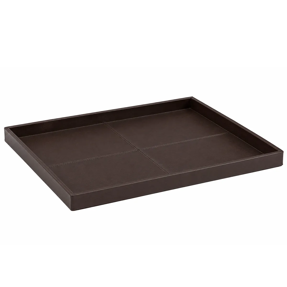 Artwood, Dekorationsbakke i læder Montero Deep brown