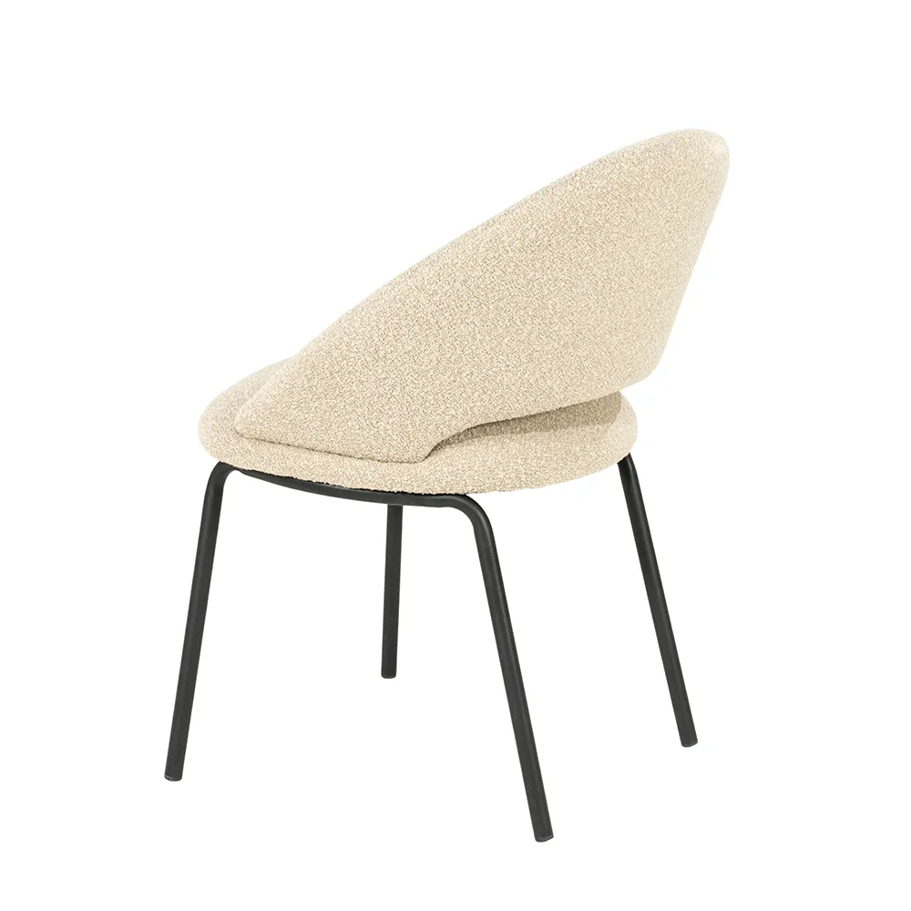 Spisebordsstol Nido Taupe med armlæn