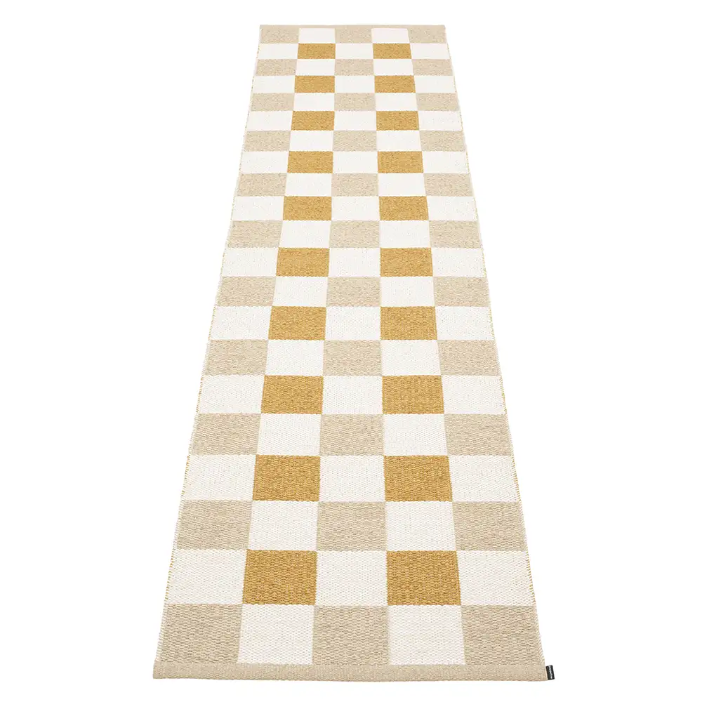 Pappelina, Pix tæppe 70x300 cm Beige/Vanilla/Ochre