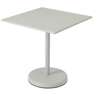 Linear Steel Bistrobord 70x70 cm Grey 