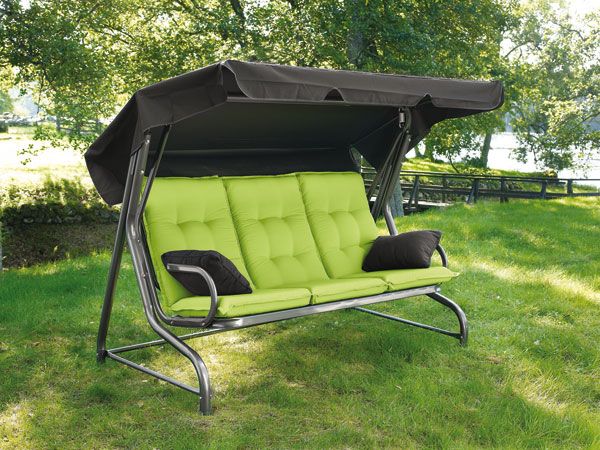 Wien Hængesofa Luksus Stativ Antracit Brafab