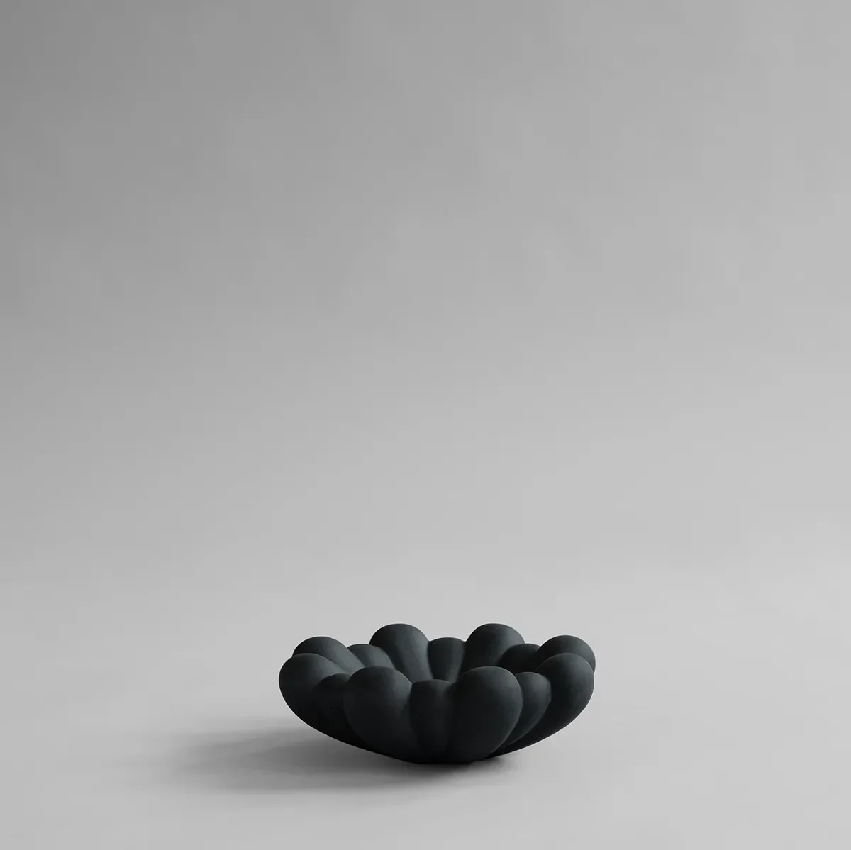 Håndlavet Dekorationsskål Bloom Black Ø 28,5 cm