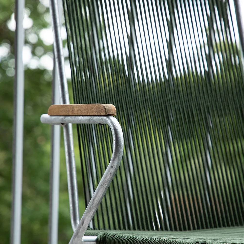 Bois spisebordsstol grøn 2-pak 