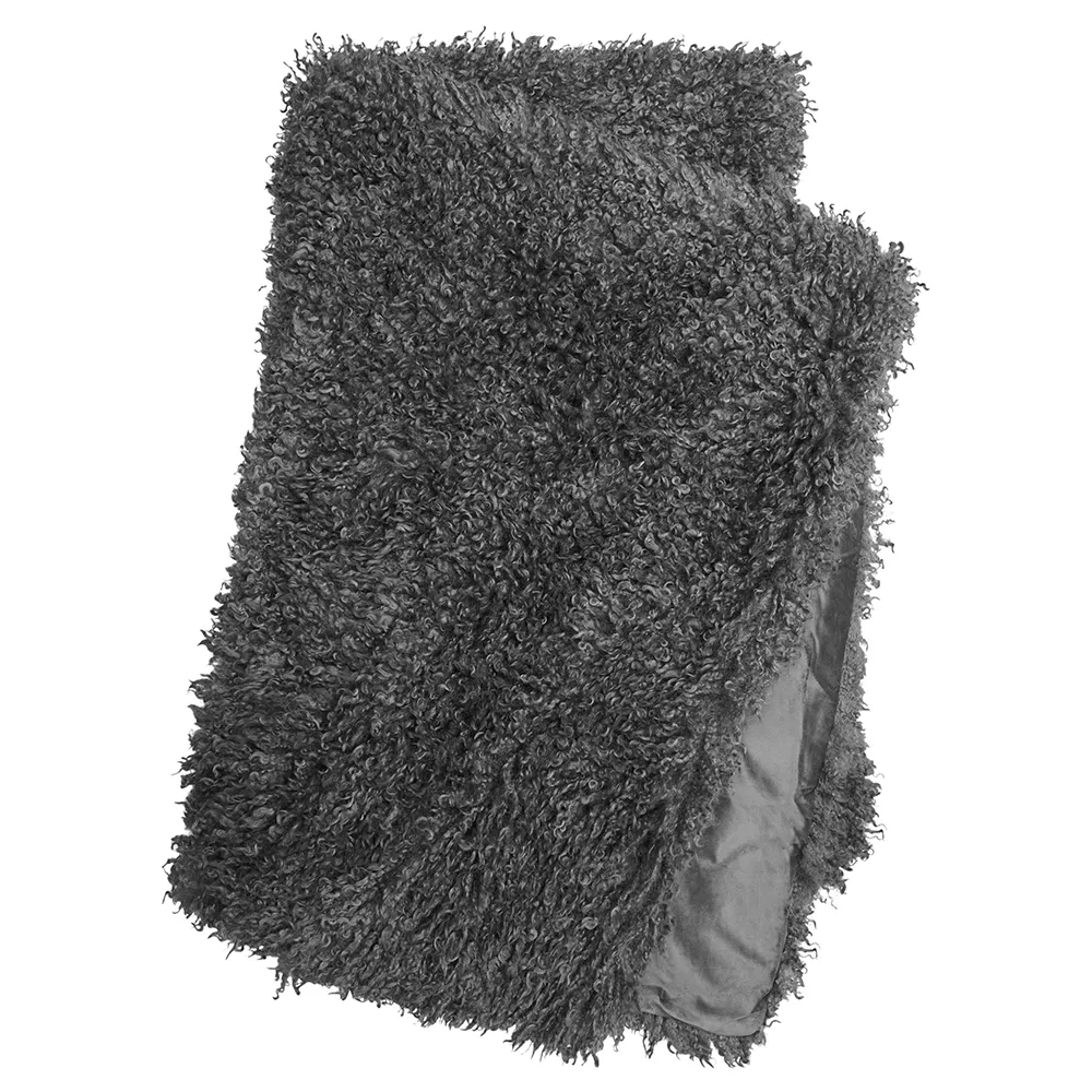 Skinnwille, Wooly Tæppe Grey